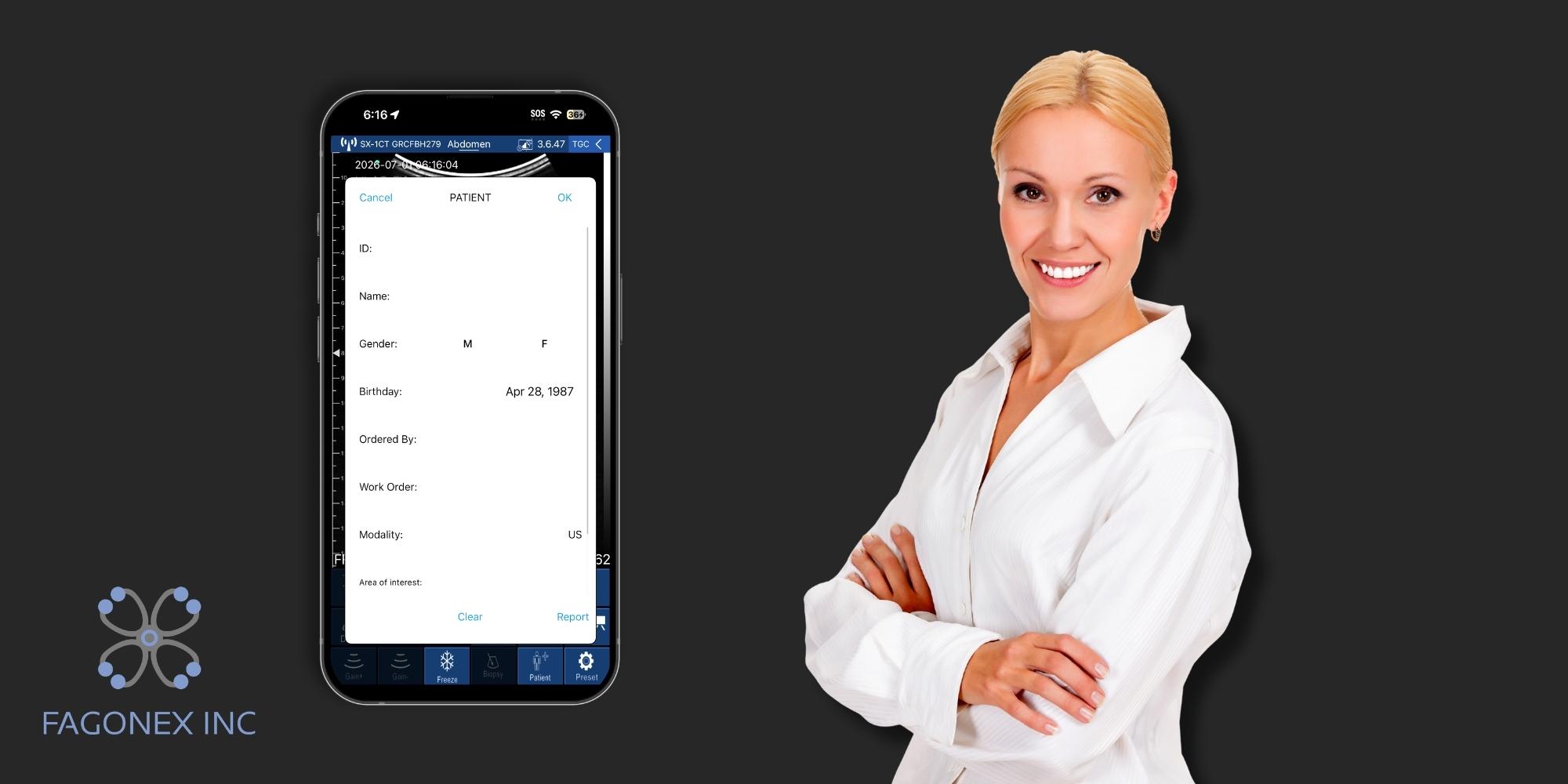 Sono Mobile™ ultrasound image documentation and reporting