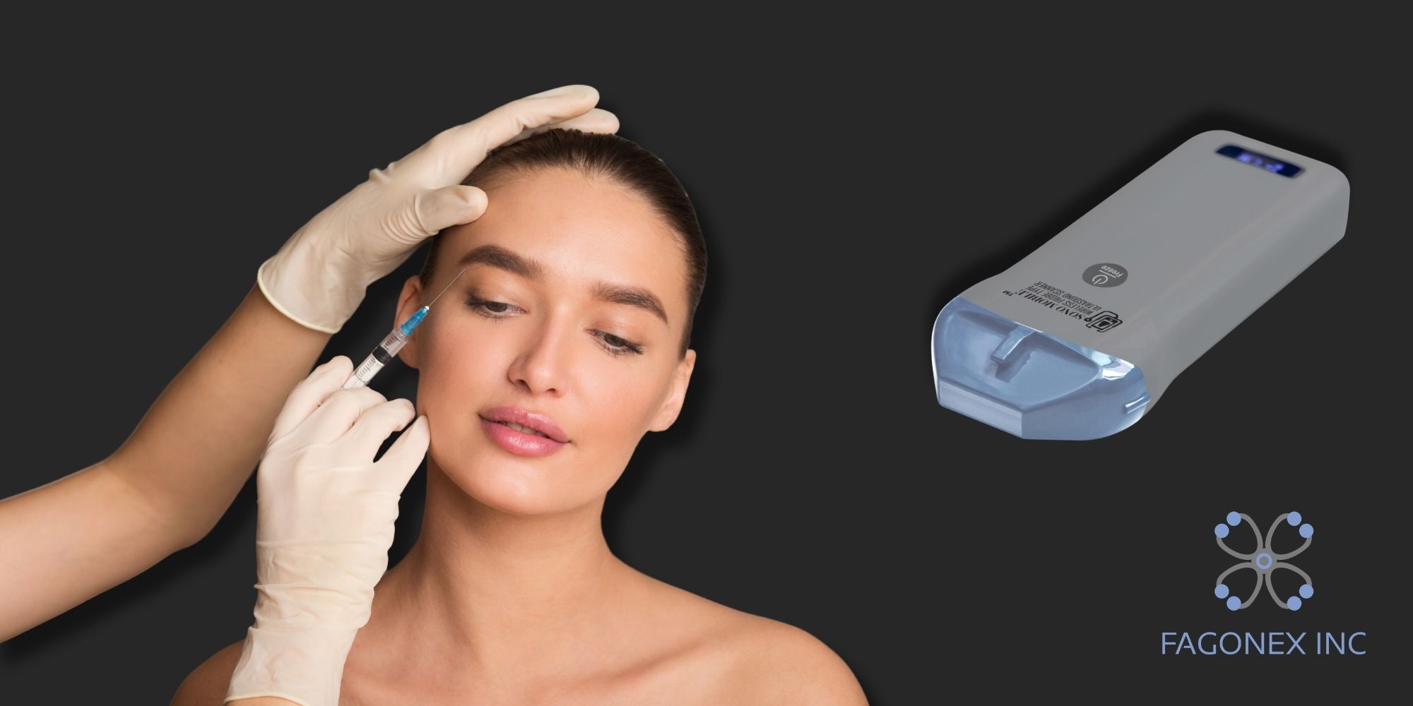 Doctor injecting dermal filler during an aesthetic medicine procedure