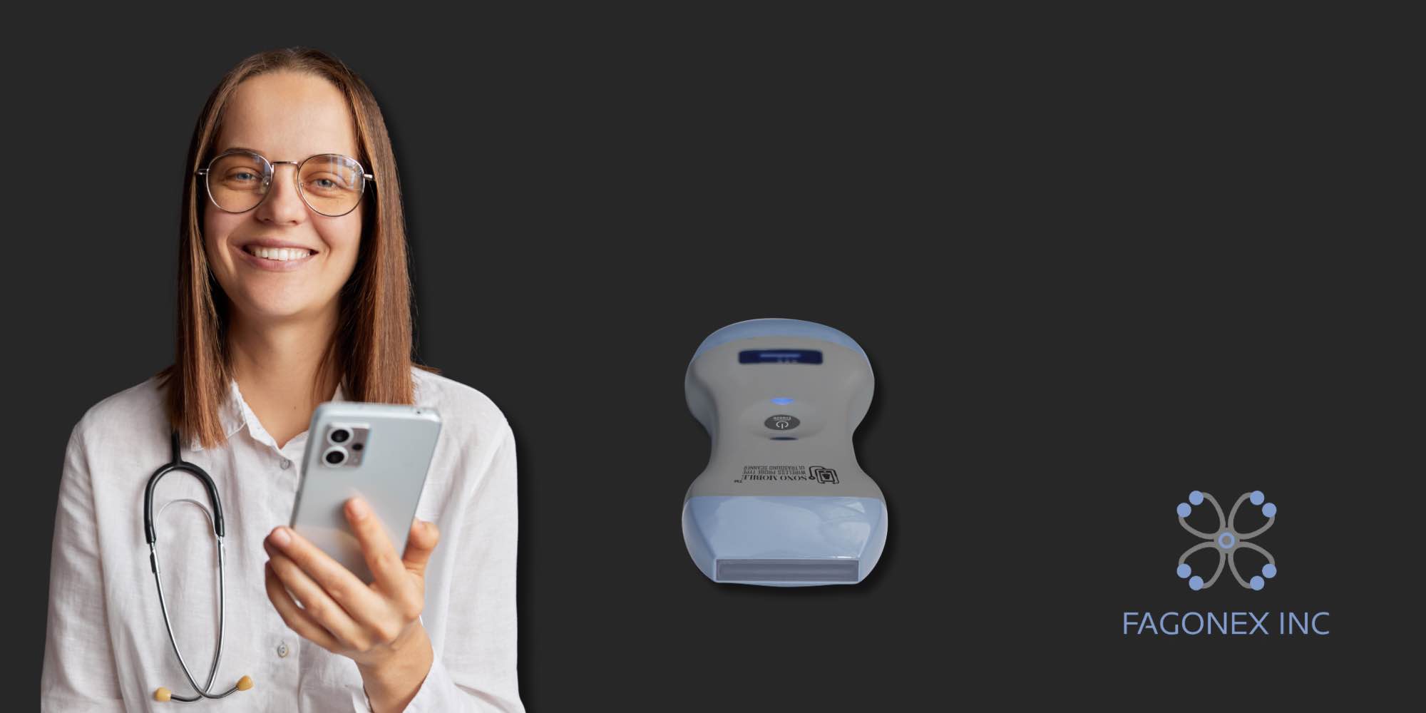 Primary care clinician using point-of-care ultrasound during a focused patient assessment